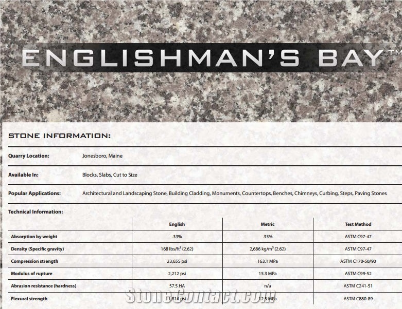 Englishmans Bay Granite Tiles & Slabs, Pink Granite Tiles & Slabs United States