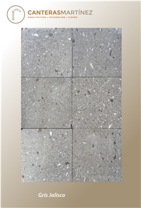 Gris Jalisco Cantera Tiles, Mexico Grey Cantera
