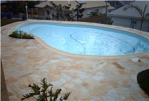 Brazilian Sao Tome Quartzite Irregular Flagstones