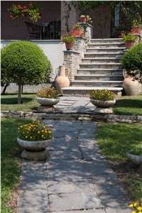 Pietra Di Luserna Stone Tiles, Grey Quartzite Tiles & Slabs Italy