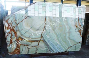 Green Wavy Onyx