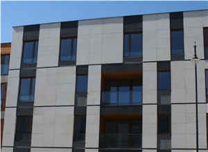 Piaskowiec Zeliszow Sandstone Facade External Wall Cladding Tiles Piaskowiec Zeliszow Sandstone Facade External Wall Cladding Tiles