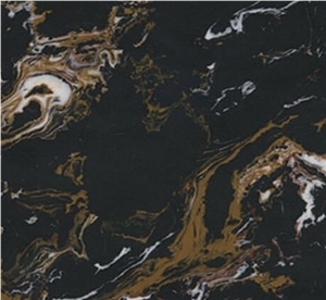 Portoro Artificial Marble Tile & Slab
