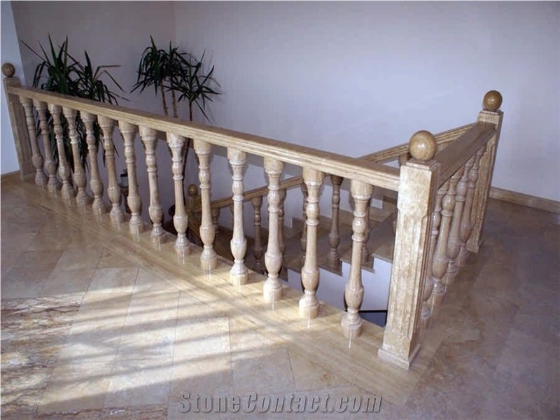 Ararat Classic Travertine Balustrades, Railings