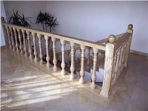 Ararat Classic Travertine Balustrades, Railings
