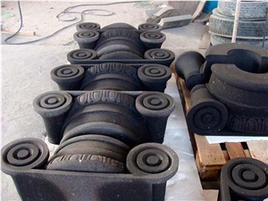Armenia Black Basalt Building Ornaments