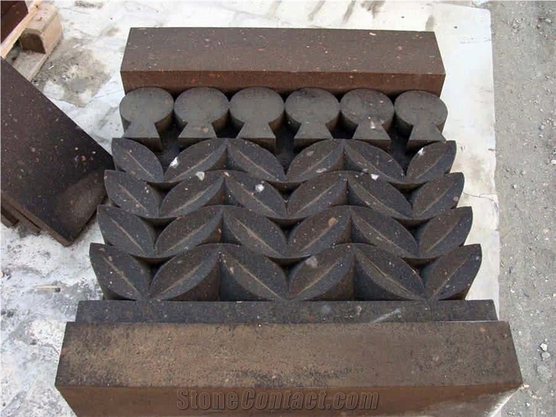 Armenia Black Basalt Building Ornaments