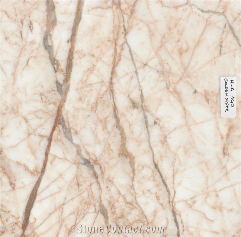 Golden Spider Marble Tiles & Slabs, Yellow Marble with Veins Slabs Turkey