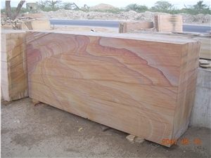 Rainbow & Teak Type, Yellow Sandstone Slabs