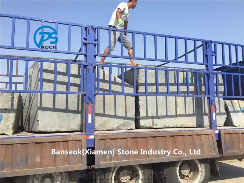 Black Ice Dapple Granite Block, Black Ice Dapple Granite