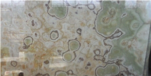 Light Green Onyx Tiles & Slabs Iran