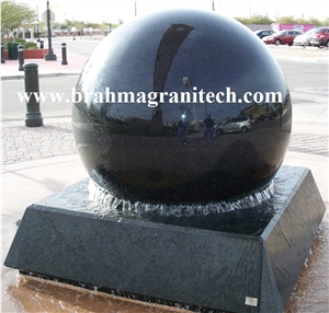 Absolute Black Granite Fountain,Water Fountain Globes