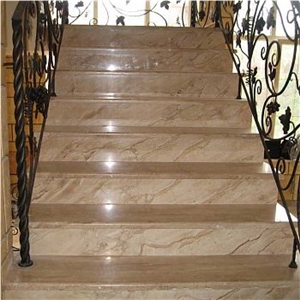 Breccia Oniciata Marble Staircase