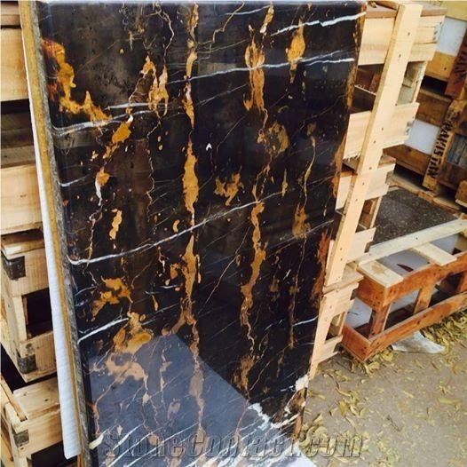 Black & Gold Marble 30x60x2 cm - H&P Marbles