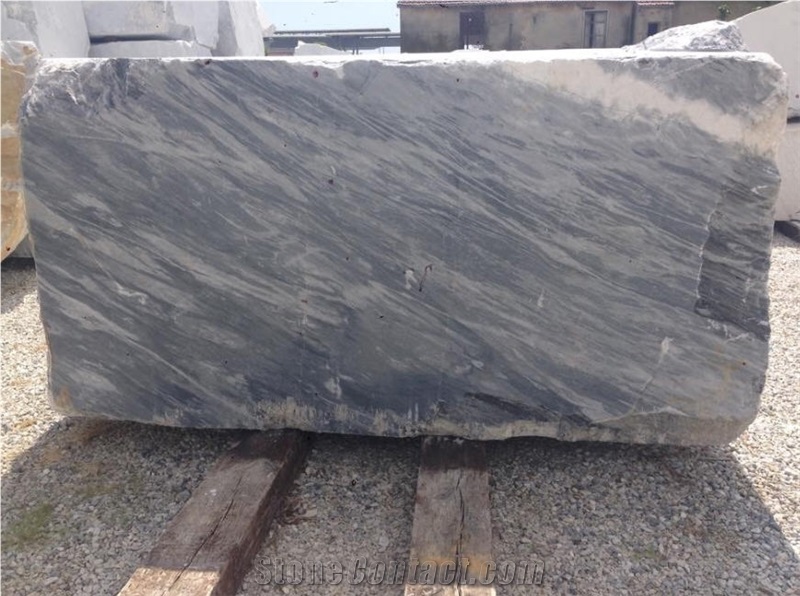 Bardiglio Nuvolato Marble Blocks, Loranos Grey Marble