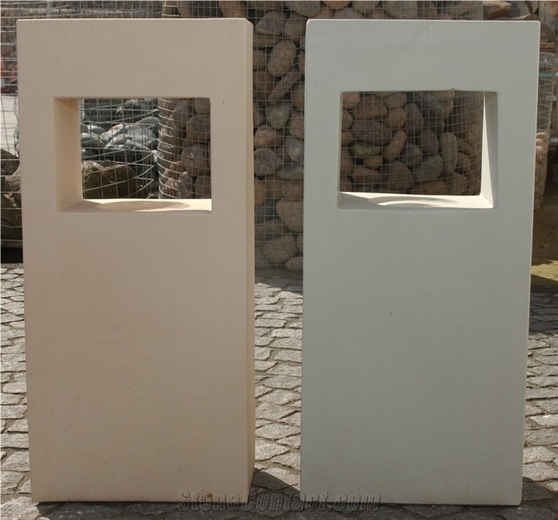 Sandstone Garden Lamps