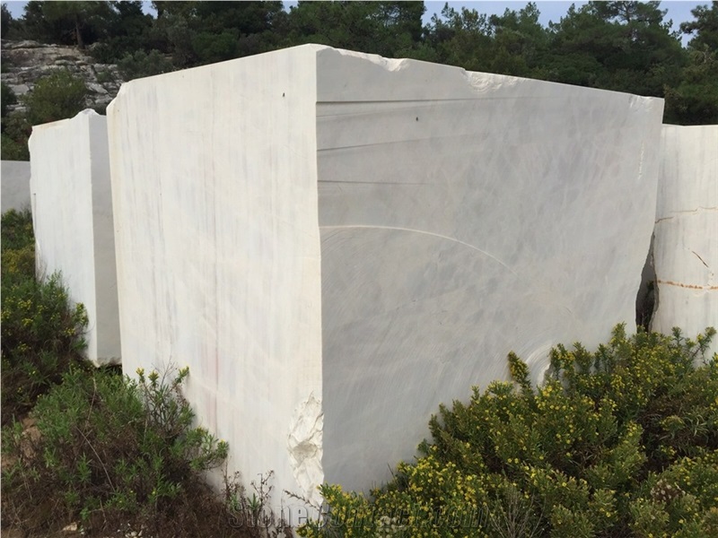 Marmara Dolomite Marble Block, Turkey White Marble