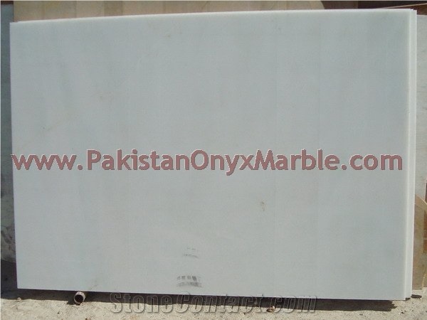 Cut to Size Afghan White Marble Slabs