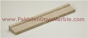 Cut to Size Verona Beige Marble Chair Rail Molding