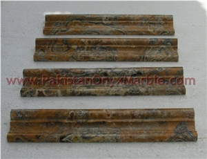 Jaguar Marble Chair Rail Molding