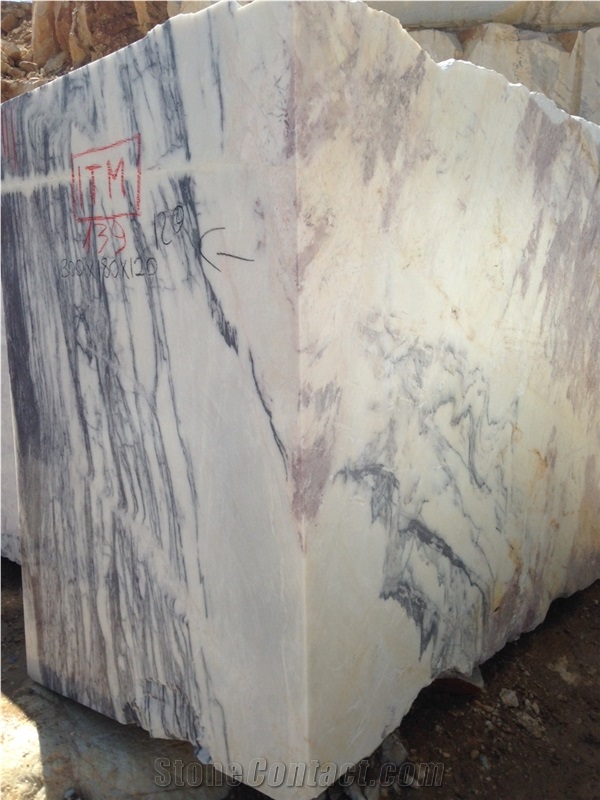 Milas Lilac Marble Blocks