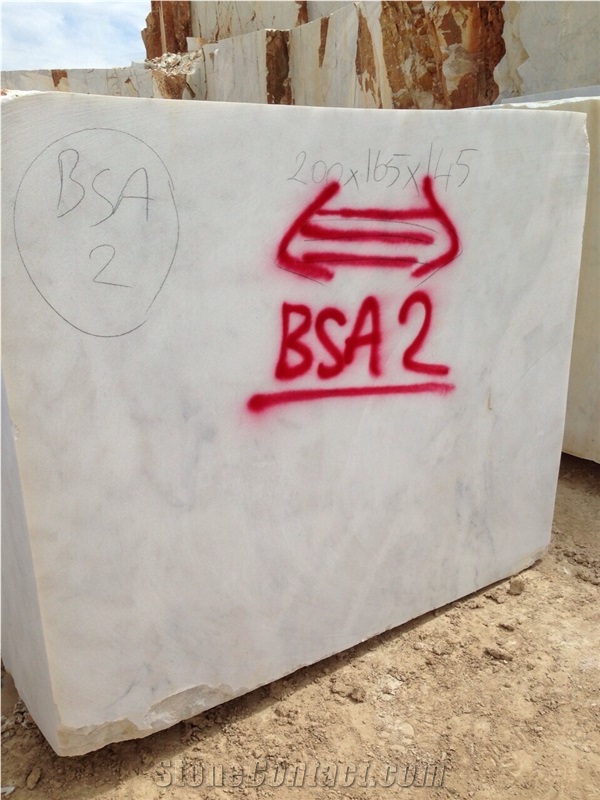 Turkey Blanco Ibiza White Marble Block