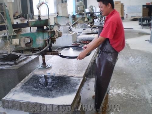 China Granite Polished Countertop, Kitchen Island Tops, Stone Vanity Top