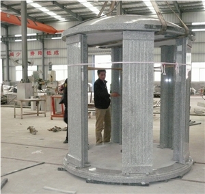 Grey Granite G603 Columbarium, Round Stone Columbarium, Cemetery Urns/Crypts