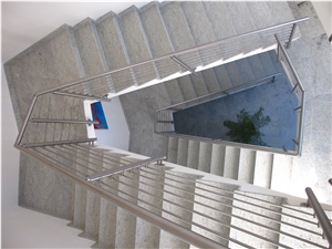 Imperial White Granite Stairs India