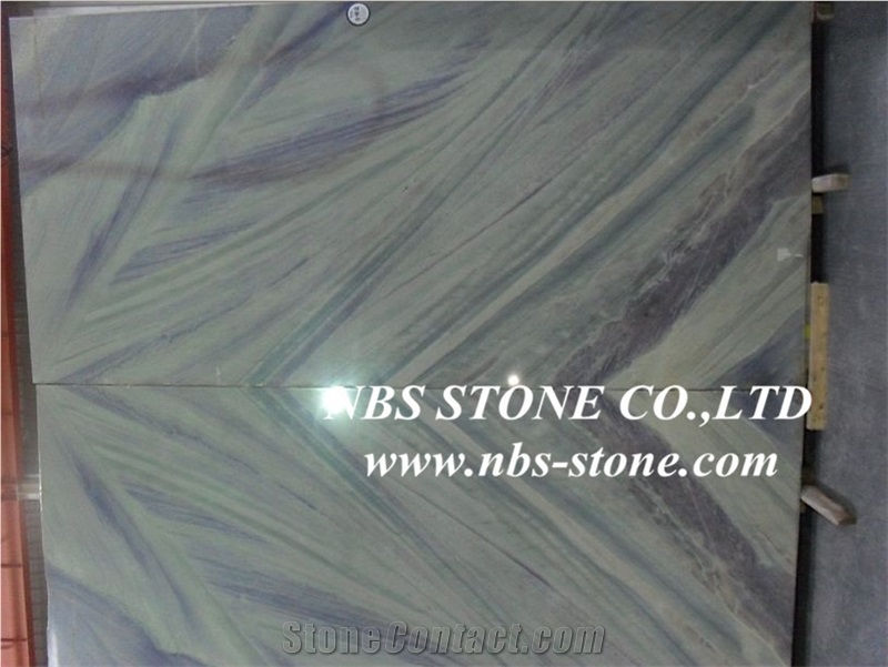 Azul Imperial Quartzite Slabs & Tiles, Brazil Blue Quartzite