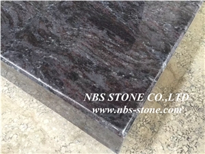 Bahamas Blue Granite Tombstone Design,Western Style Monuments