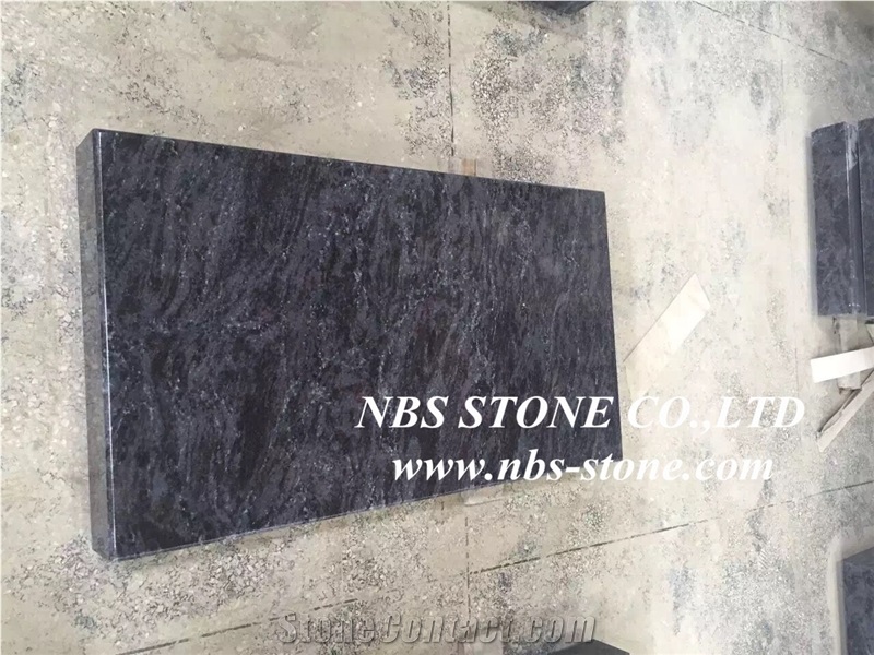 Bahamas Blue Granite Tombstone Design,Western Style Monuments