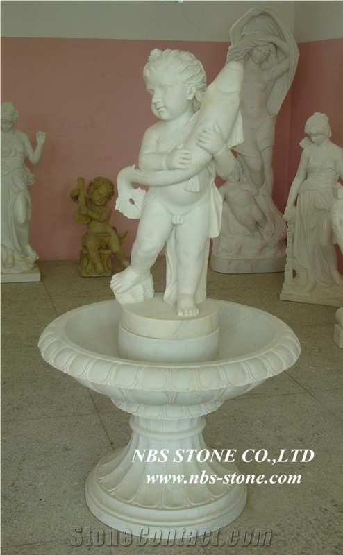 Marble Fountain,Sculptured Fountains, Water Features