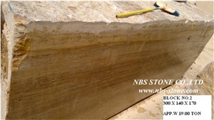 New Yellow Travertine Blocks