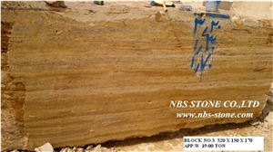 New Yellow Travertine Blocks