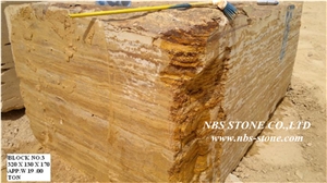 New Yellow Travertine Blocks