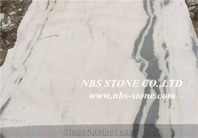 Panda White Marble Block, China Panda White Marble