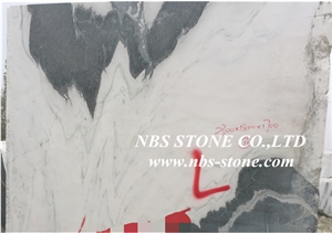 Panda White Marble Block, China Panda White Marble