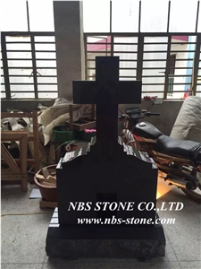 Shanxi Black Granite Tombstone