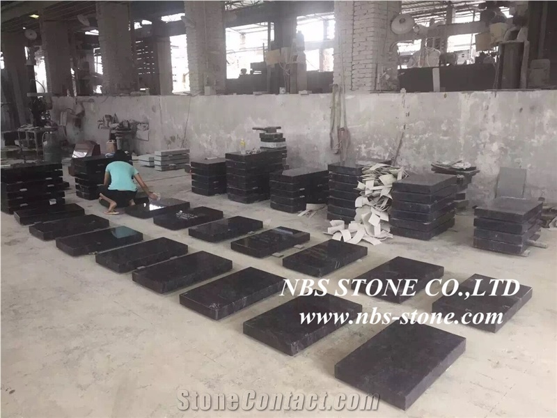 Shanxi Black Granite Tombstone