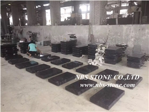 Shanxi Black Granite Tombstone