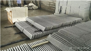 China Origin Sesame Grey G603 Granite Polished Stairs & Steps, Stair Riser