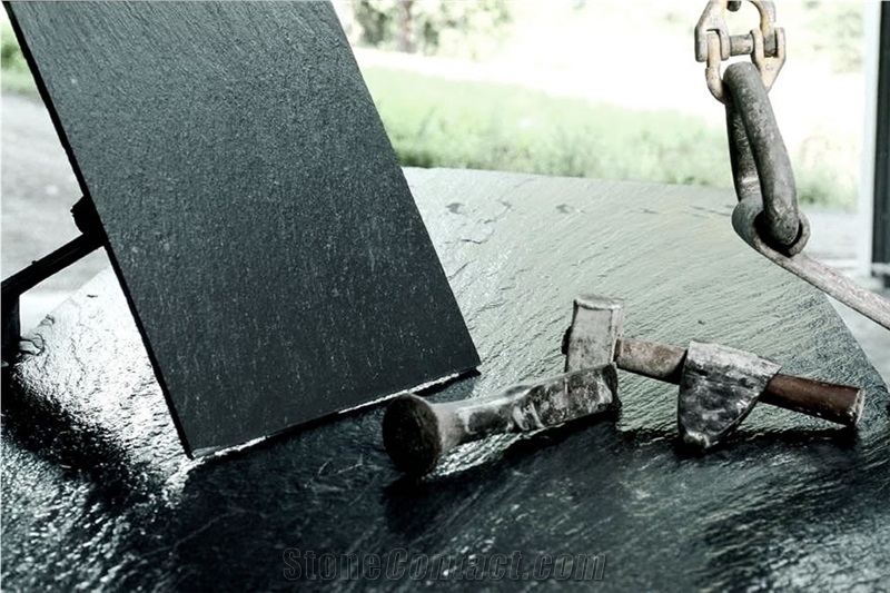 Ardesia Fontanabuona, Ardesia Liguria Slate Tiles & Slabs, Black Slate Tiles & Slabs Italy