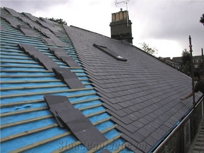 Ardesia Nera Roof Tiles