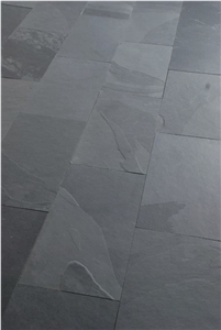 Ocean Grey Slate Natural Cleft, Calibrated Wall and Floor Covering