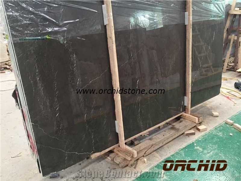 Bronze Armani Marble Polished Slabs Brown Marble Tile & Slab, Spain Brown Marble