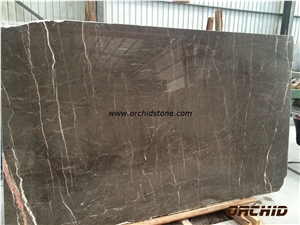 Polished Bronze Armani Marble Tile & Slab, China Brown Marble