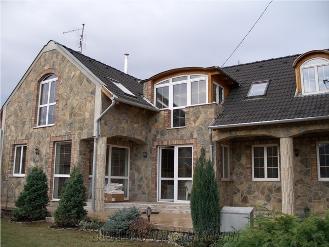 Caramel Natural Stone Brown Walling Tiles
