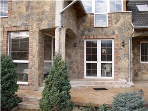 Caramel Natural Stone Brown Walling Tiles