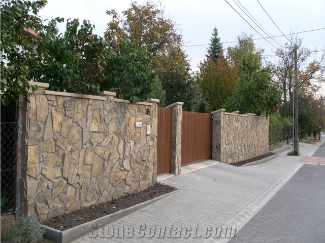 Caramel Natural Stone Brown Walling Tiles